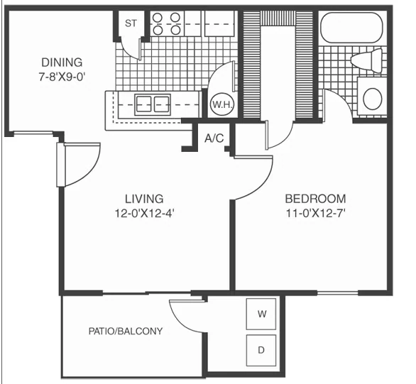 A1 306 floor plan