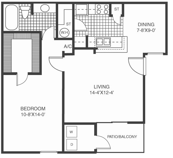 A2 1307 floor plan