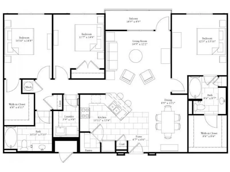 Unit 6316 6316 floor plan