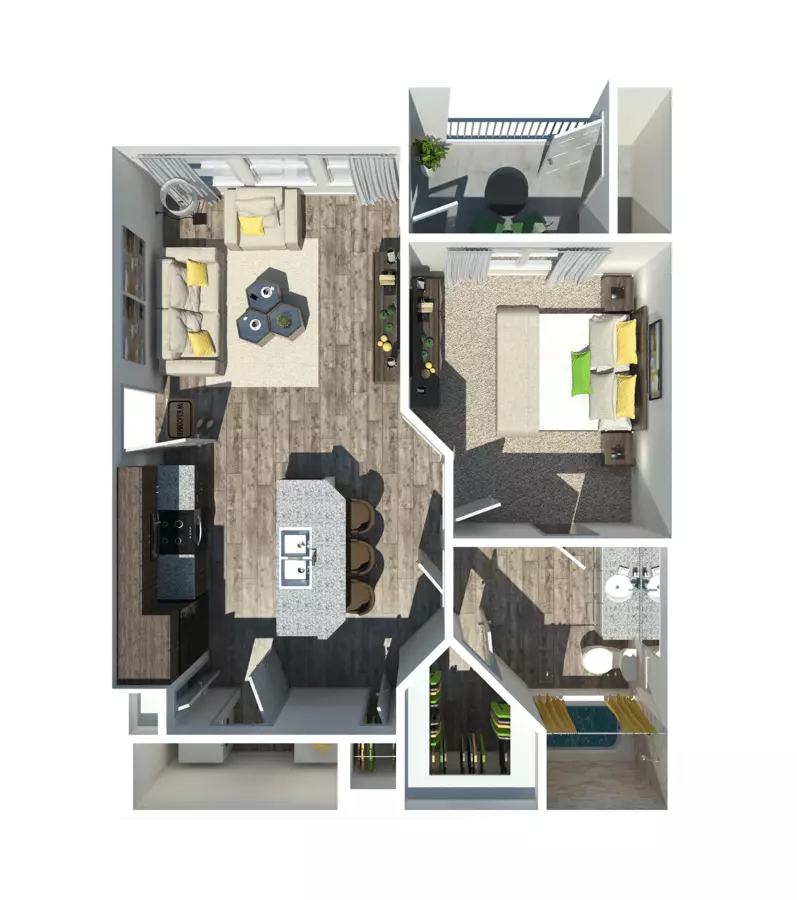 Unit 2103 4203 floor plan