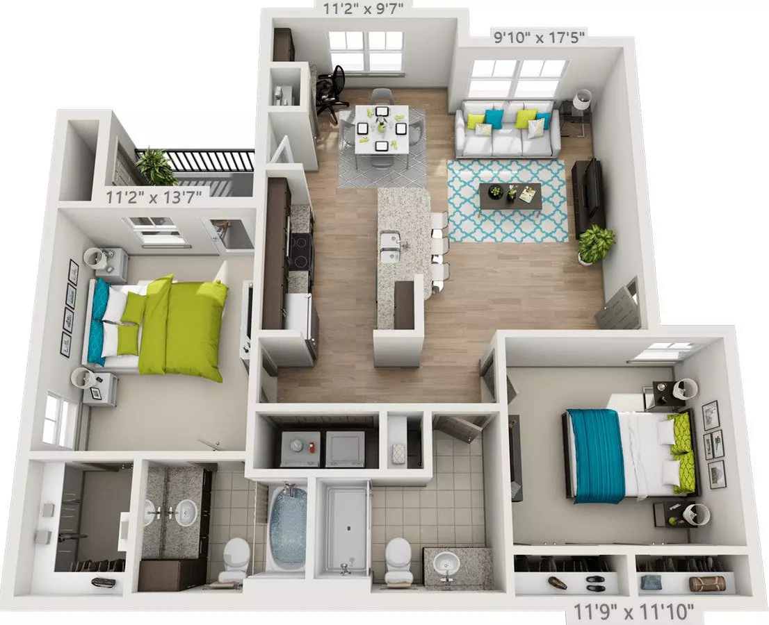 B4 0724 floor plan