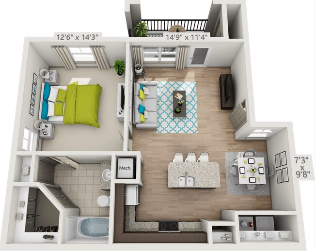 A2 1318 floor plan