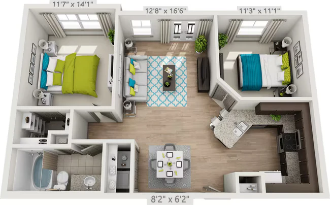 Unit 0714 0714 floor plan