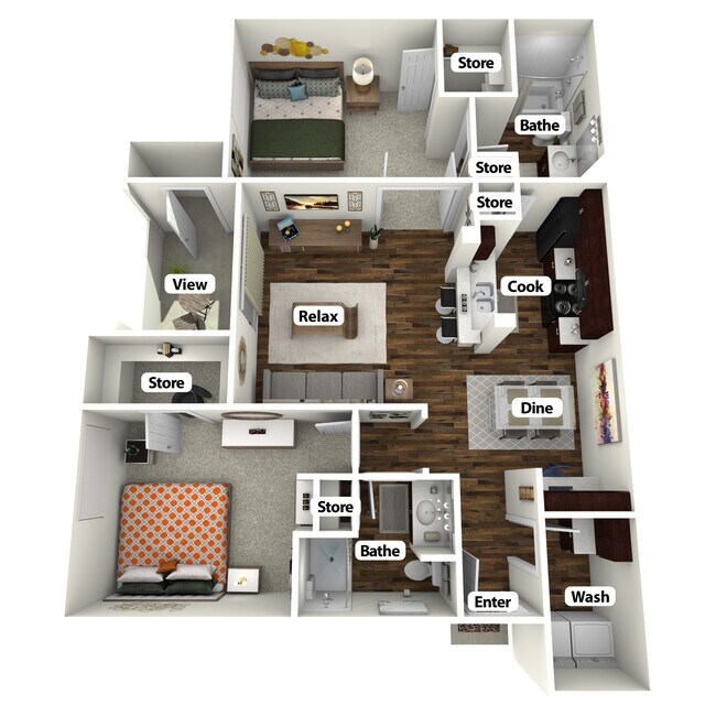 Unit 0223 floor plan