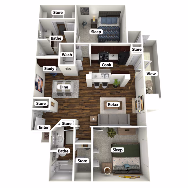 B3 0838 floor plan