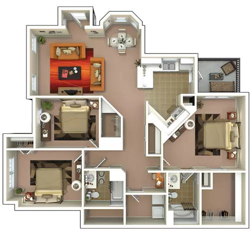 Unit - 0606 floor plan