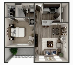 A1U 17109 floor plan