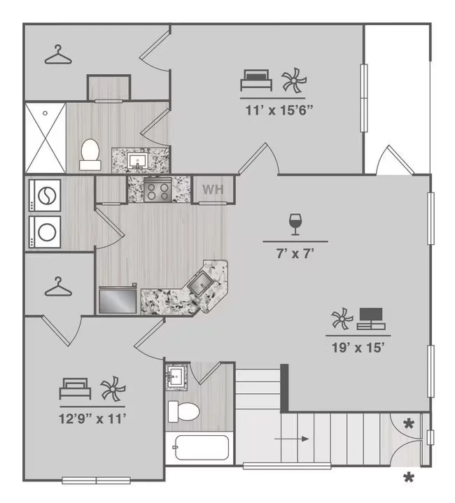 B1U 30107 floor plan