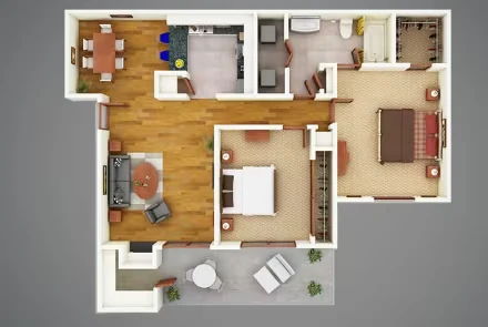 B1 1402 floor plan