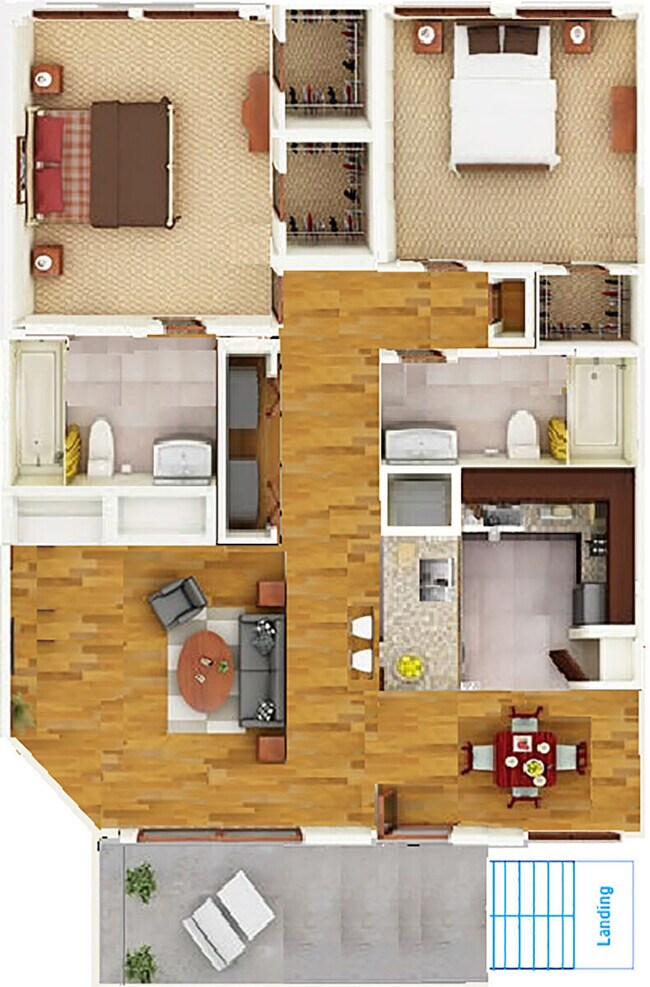 Unit 101 floor plan