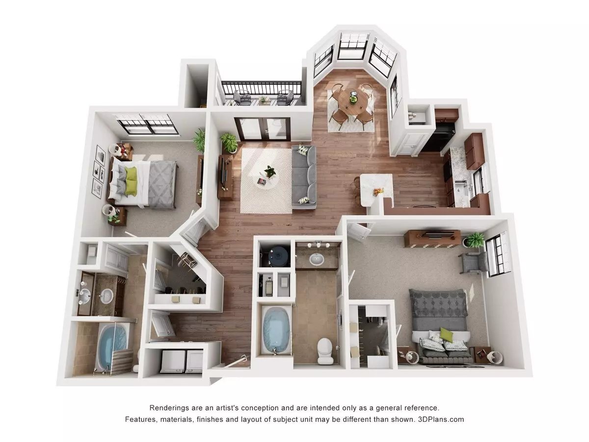 Unit - 1535 floor plan