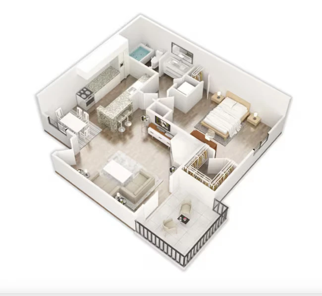 A1 1801 floor plan