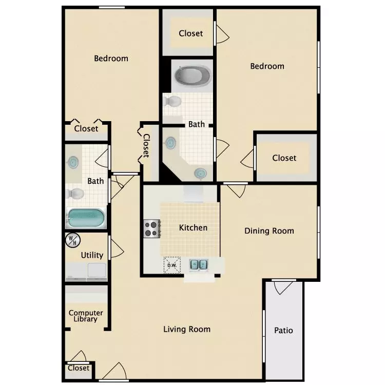 B-2 Briarwood 124 floor plan