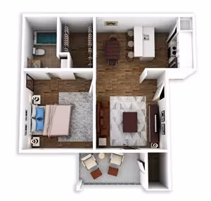 Unit 2407 floor plan