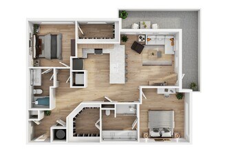B3 2109 floor plan