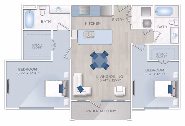 Unit 1309 floor plan