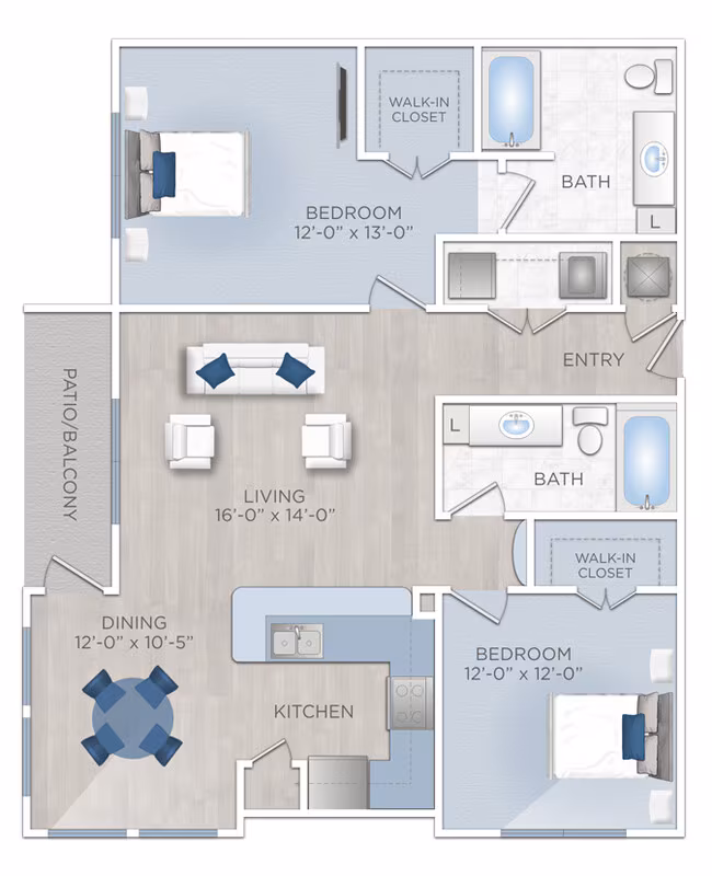 Unit 1301 floor plan
