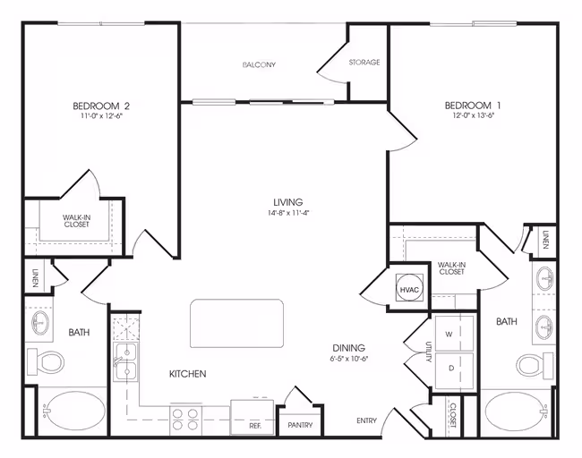 Unit 3310 floor plan