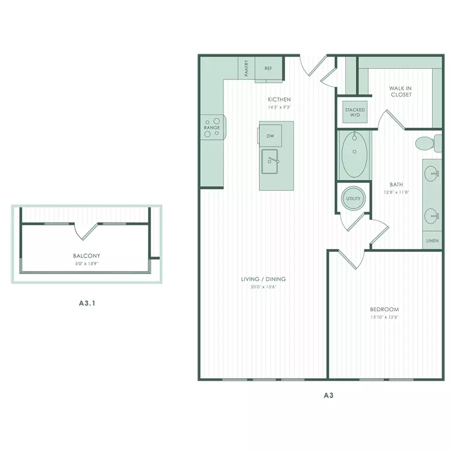 A1 439 floor plan