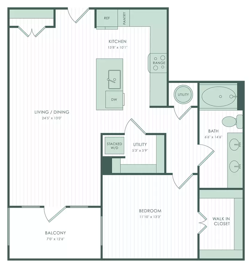A1a 242 floor plan