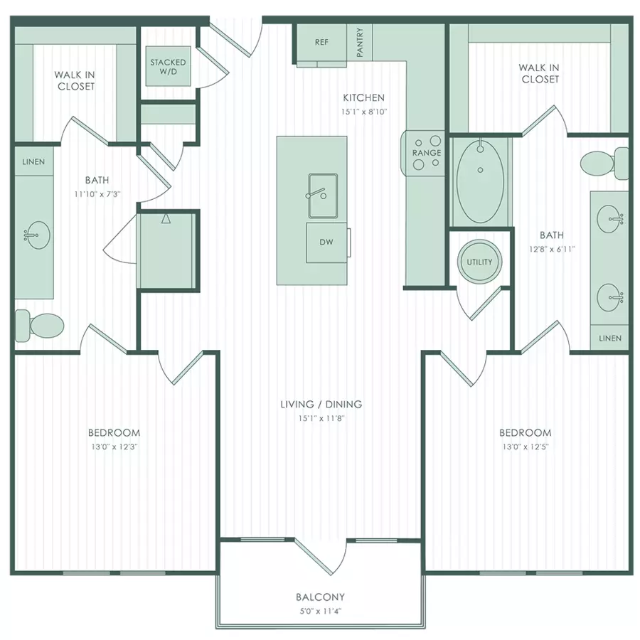 B2 408 floor plan