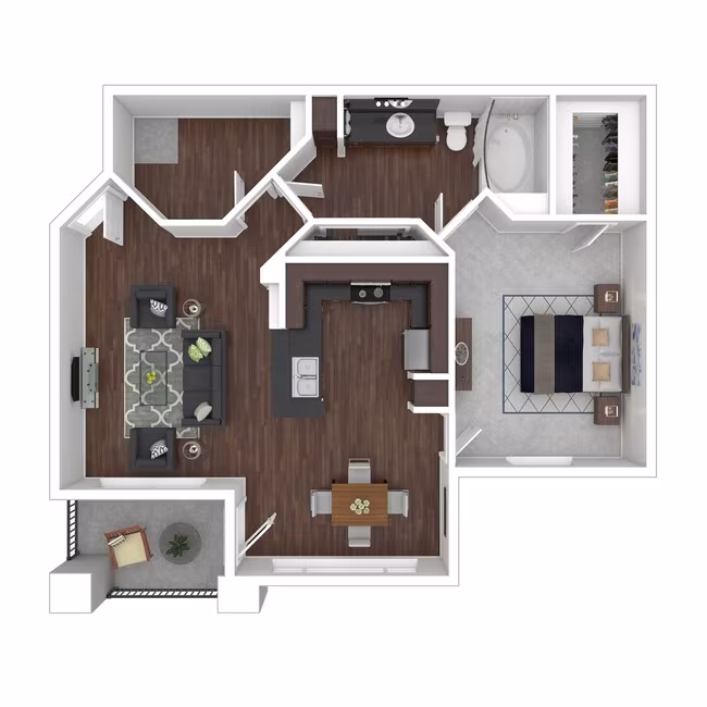Unit 1313 floor plan