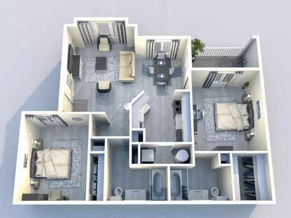 The 900 12104 floor plan