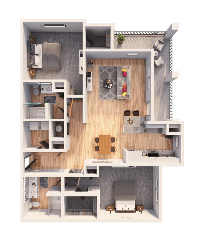 Bronze 6302 floor plan