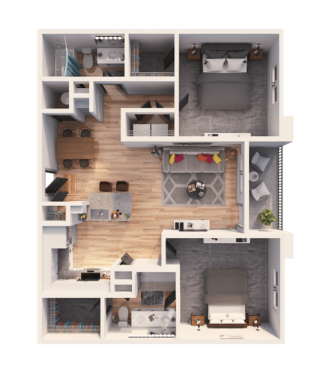 Unit 5416 floor plan