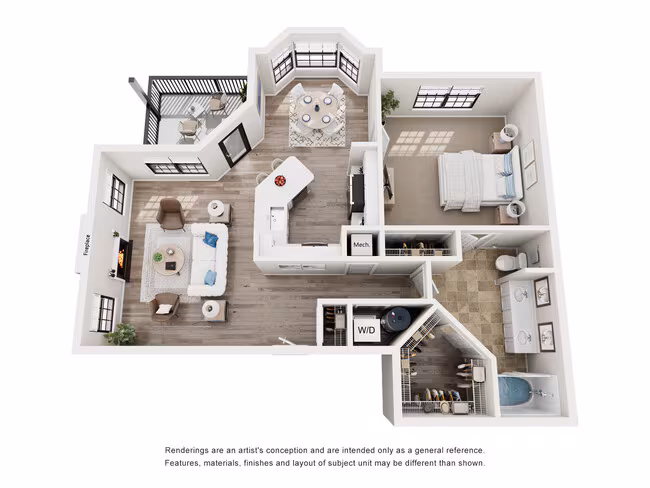 A1 323 floor plan