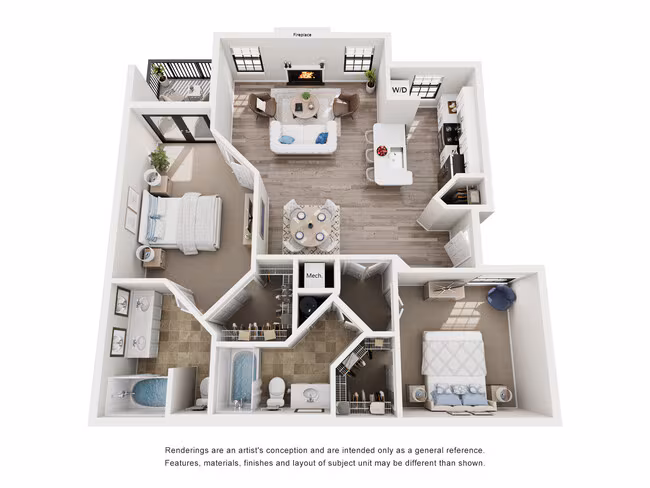 Unit 804 floor plan