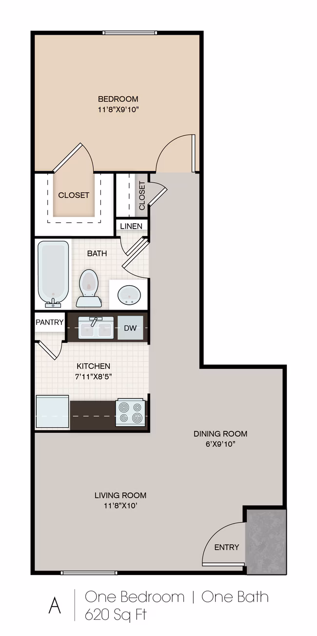Unit 2712 floor plan