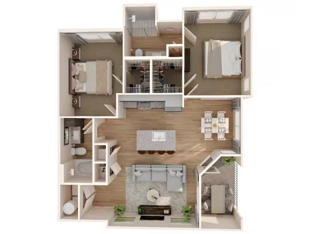Kinship 3-3302 floor plan