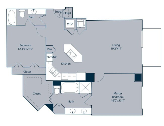 Unit 1-526 floor plan