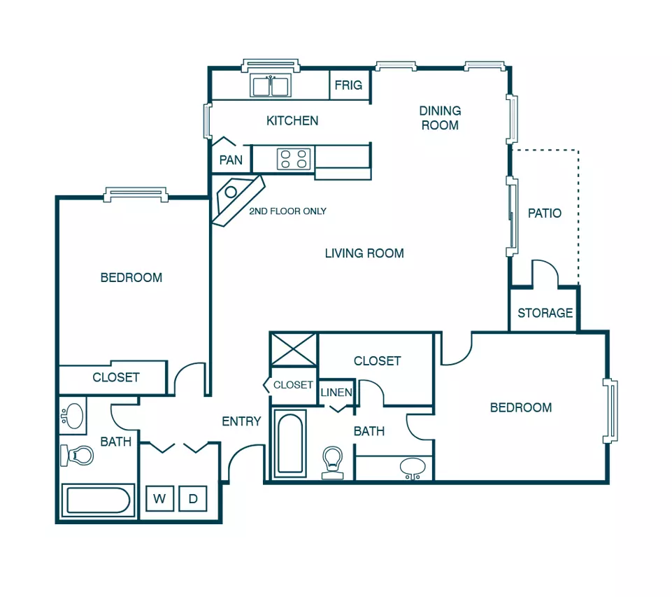 2DF floor plan