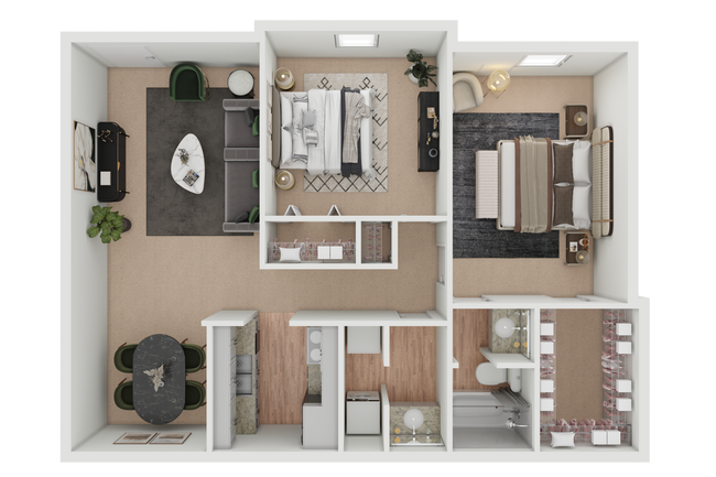 2x2 510 floor plan