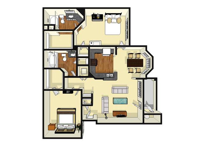 Eden 02303P floor plan