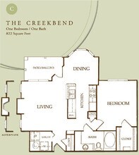 Creekbend 06201V floor plan