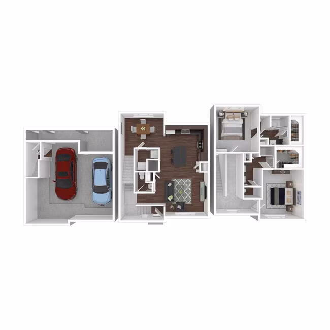 2 Beds • 2 Bath 2511 floor plan