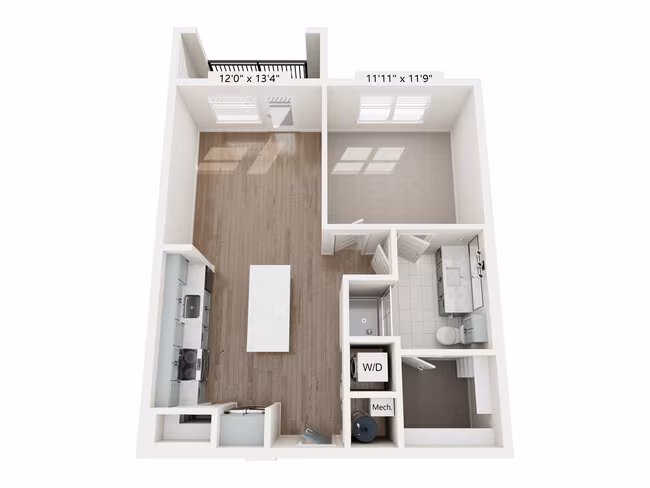 Unit 1351 floor plan