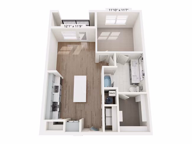 Unit 2315 floor plan