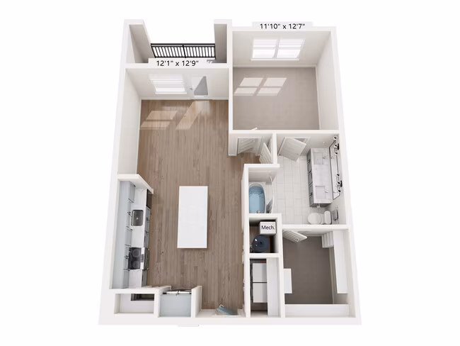 Unit 2228 floor plan