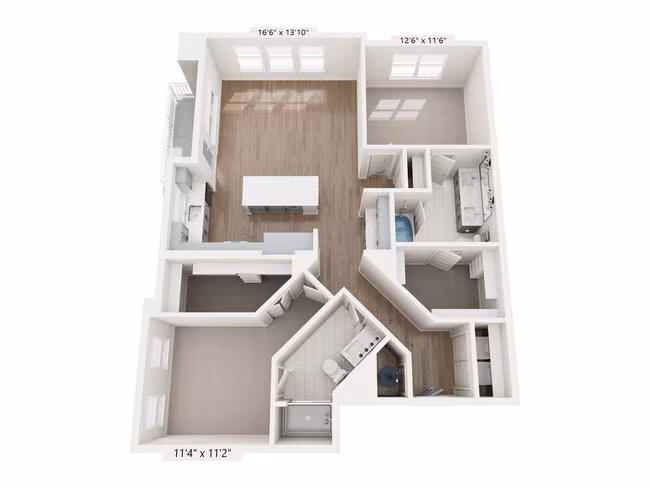 Unit 2302 floor plan