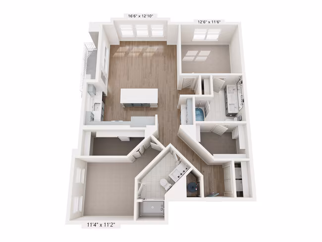 Unit 2332 floor plan