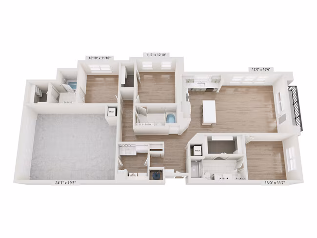Unit 3134 floor plan