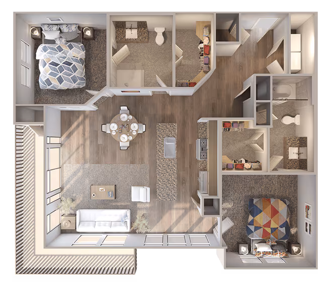 B2D 2616 floor plan