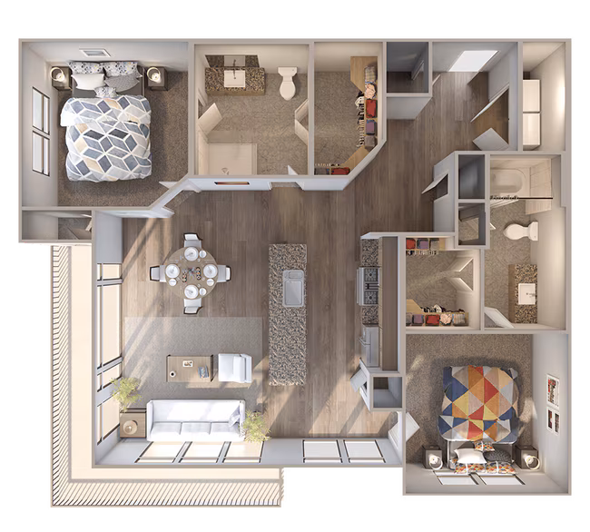 B2 1501 floor plan