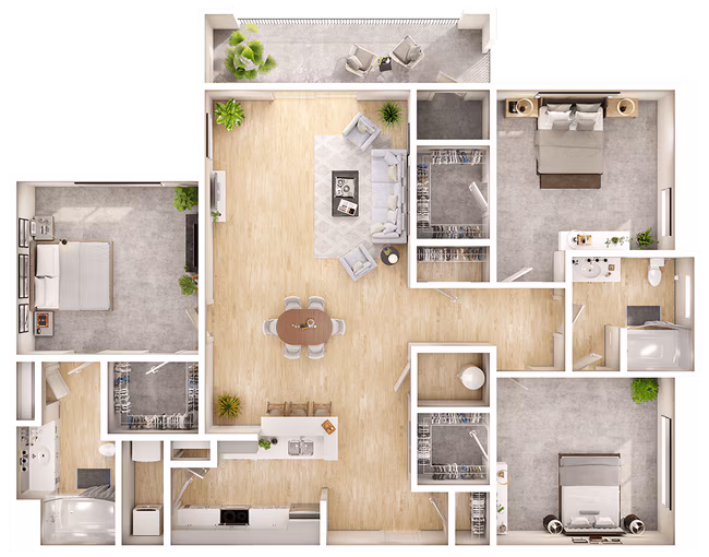 Unit 09-923 floor plan