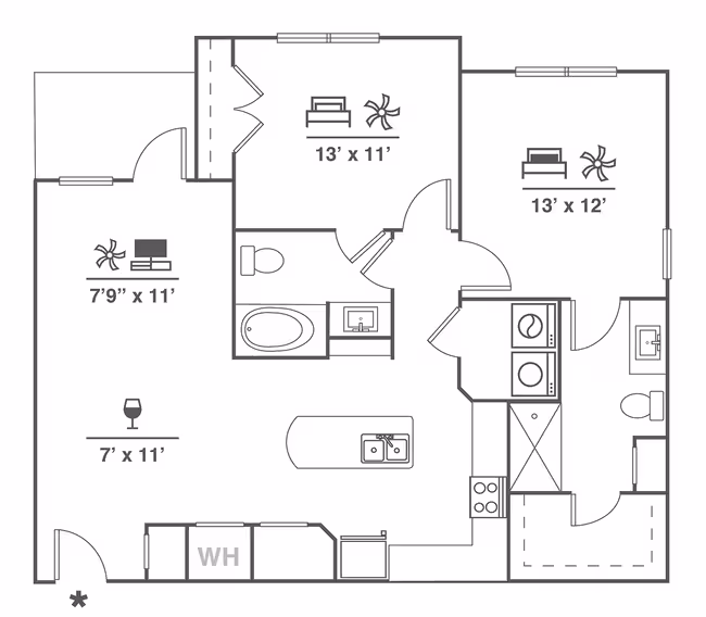 B7 1406 floor plan