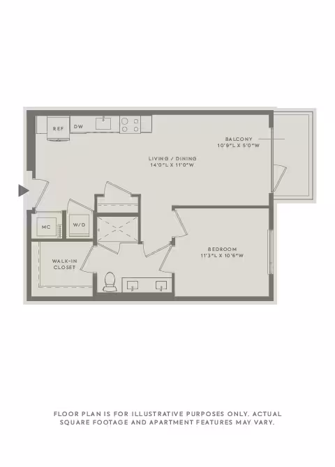 Unit 6095 floor plan